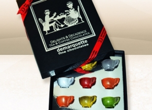 Marc Demarquette tea-coffee-chocolate-caramel-cups