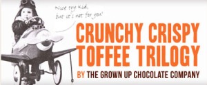 Grown Up Chocolate Co Crunchy Toffee Trilogy