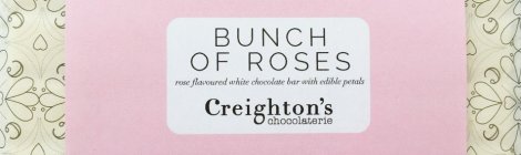 Creighton's Chocolaterie Bunch of Roses chocolate bar